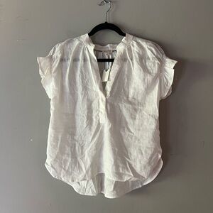 Anthropologie White Blouse